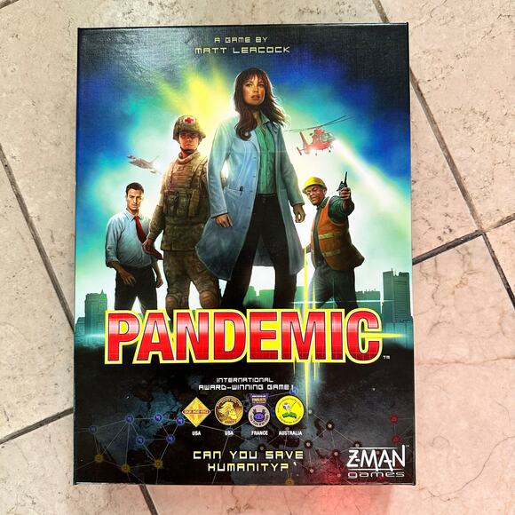 Pandemic Board Game Z-Man 2-4 Player Strategy Survival Strategic Cooperative - Picture 15 of 15